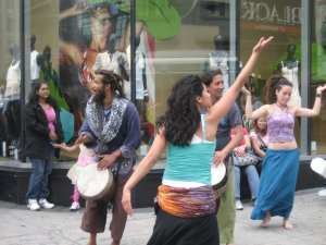 Street festival at Yonge and Dundas